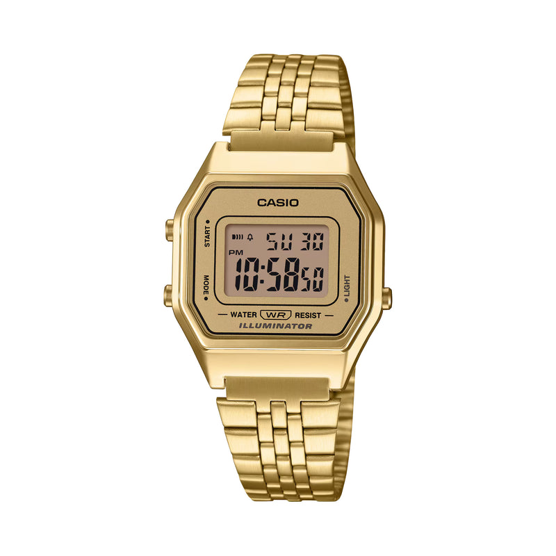 CASIO Vintage Gold Ladies Illuminator LA680WGA-9D
