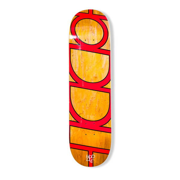 Hoddle Logo Skateboard Deck Assorted Woodgrain - 8.50