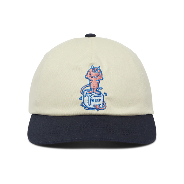HUF Melt 5-Panel Snapback Hat - Natural