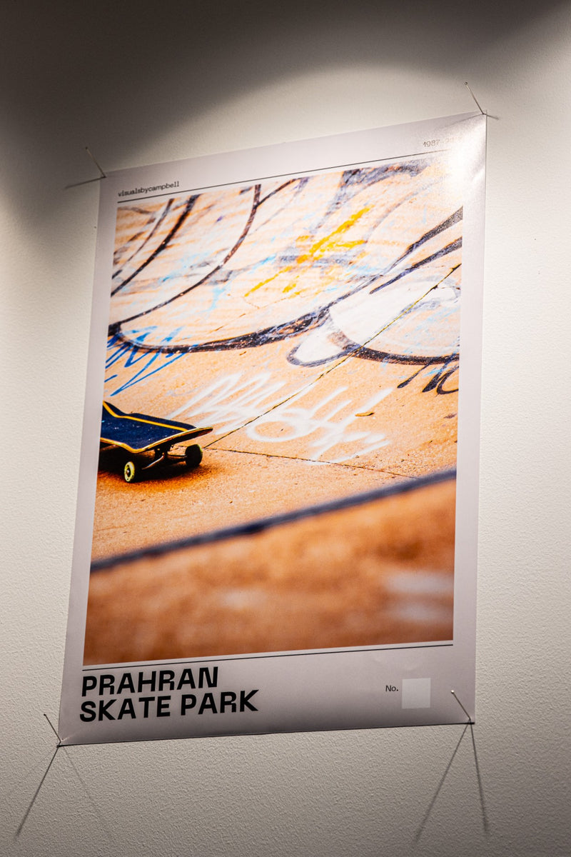 Prahran Skate Park Poster - Set of Four