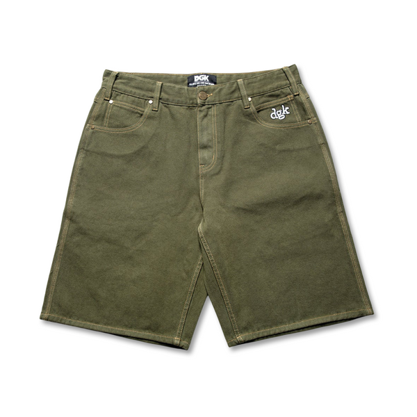 DGK Nozzle Denim Shorts - Green