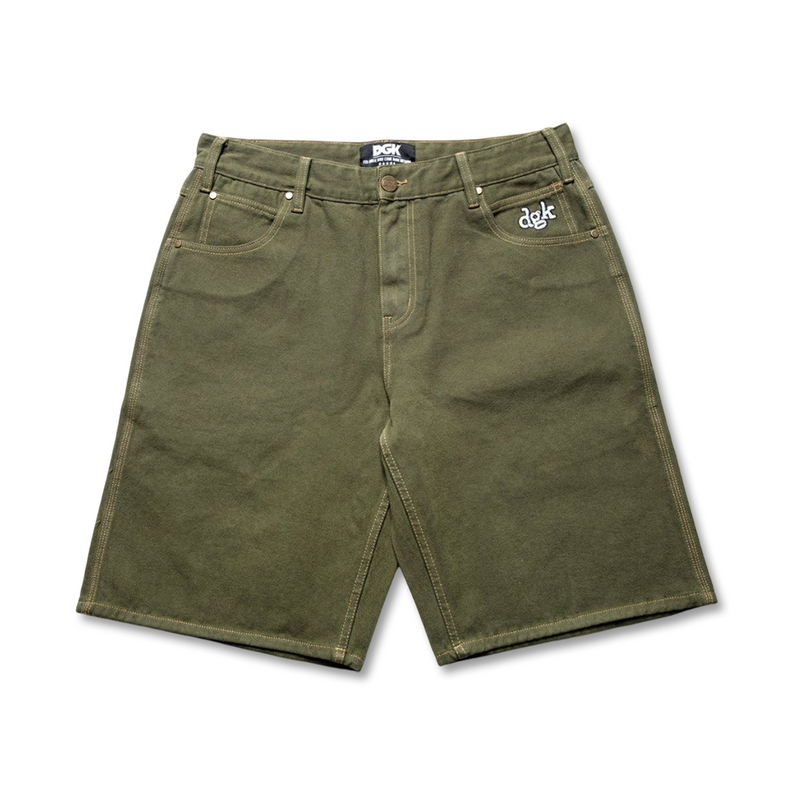 DGK Nozzle Denim Shorts - Green