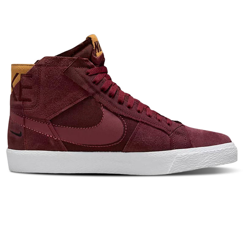 NikeSB Blazer Mid Premium - Night Maroon/White/Rosewood