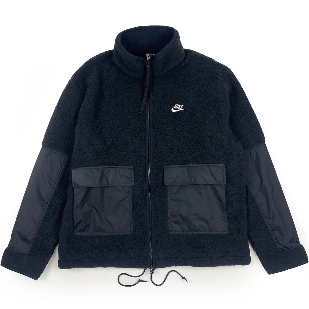 Nike NSW Sherpa FZ Jacket Black Evolve Skate Store