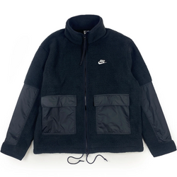 Nike NSW Sherpa FZ Jacket - Black