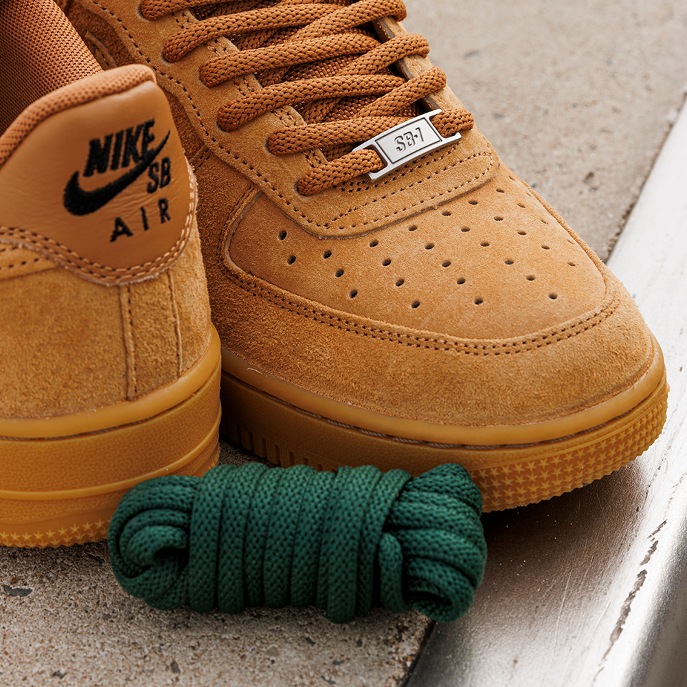 Nike SB Air Force 1 Low - Flax / Gum – Evolve Skate Store