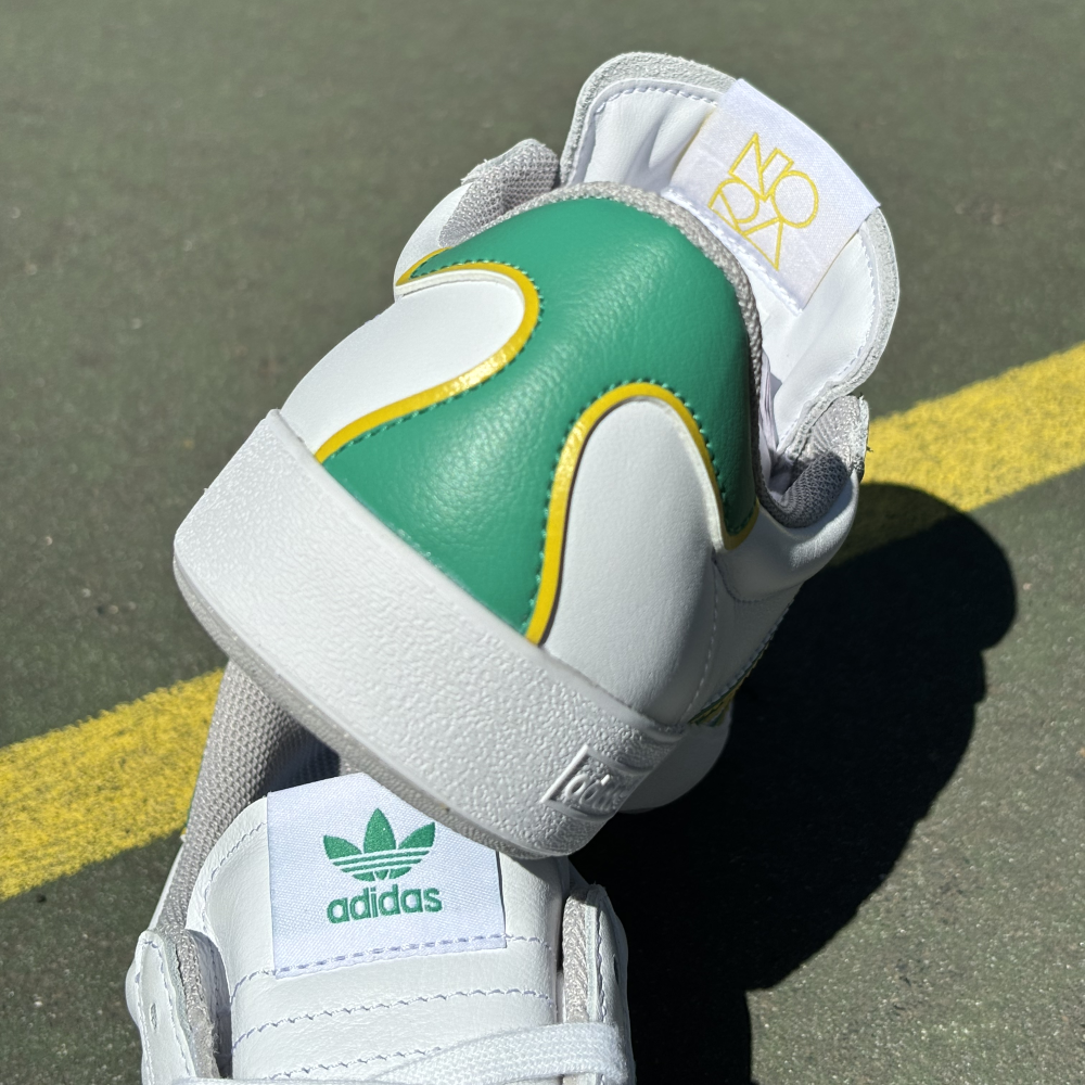 Adidas Nora 'Edberg' - White / Court Green / Yellow – Evolve