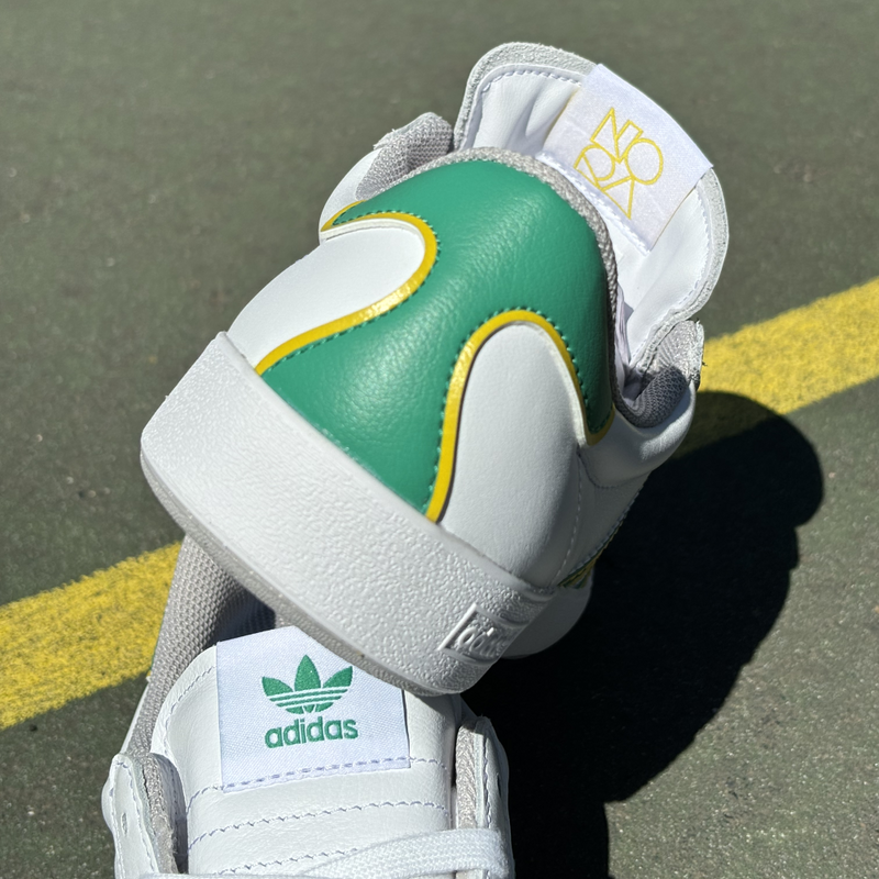 Adidas Nora 'Edberg' - White / Court Green / Yellow