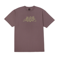 HUF Outlines Tee - Light Plum