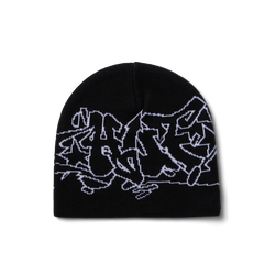 HUF Outlines Skull Beanie - Black