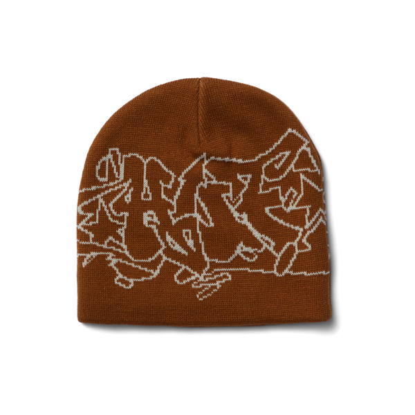 HUF Outlines Skull Beanie - Russet