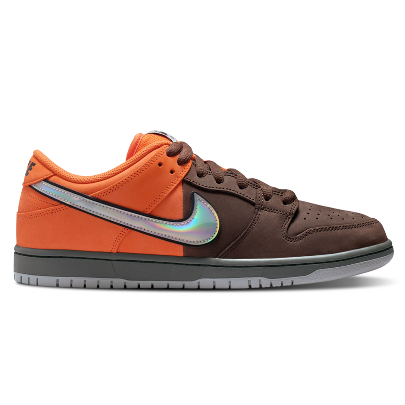 Nike SB Dunk Low Pro - Safety Orange / Wolf Grey / Baroque Brown