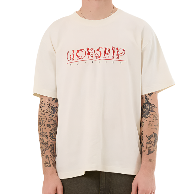 Worship Movement Tee - Bone