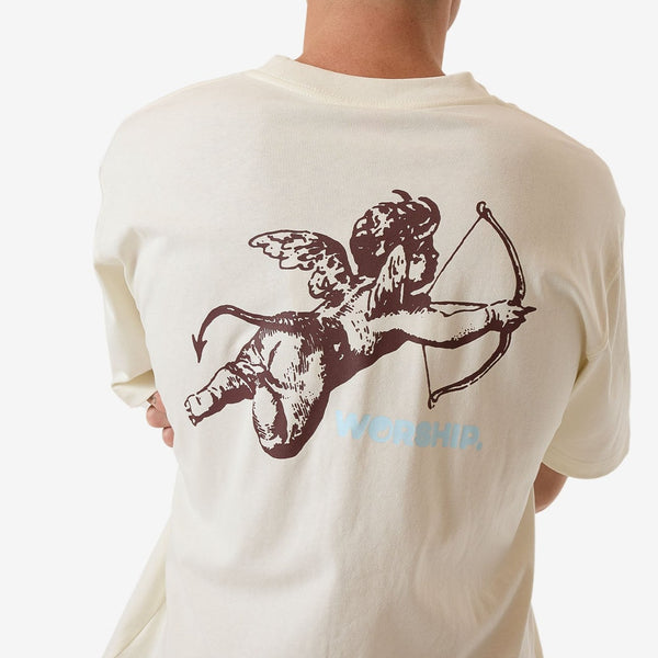 Worship Cherub Tee - Bone