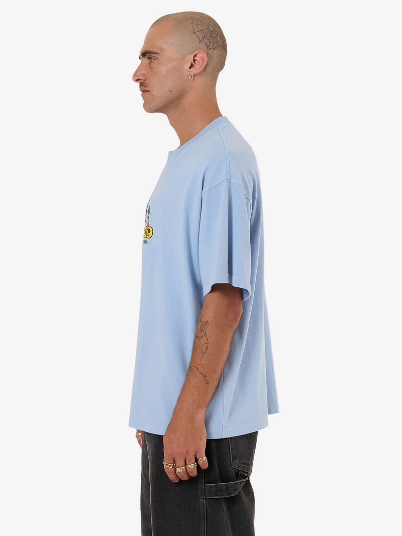 Worship Home Grown Oversized Tee - Bell Air Blue