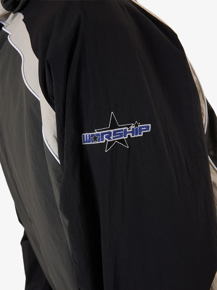 Worship Shooter Nylon Jacket - Black