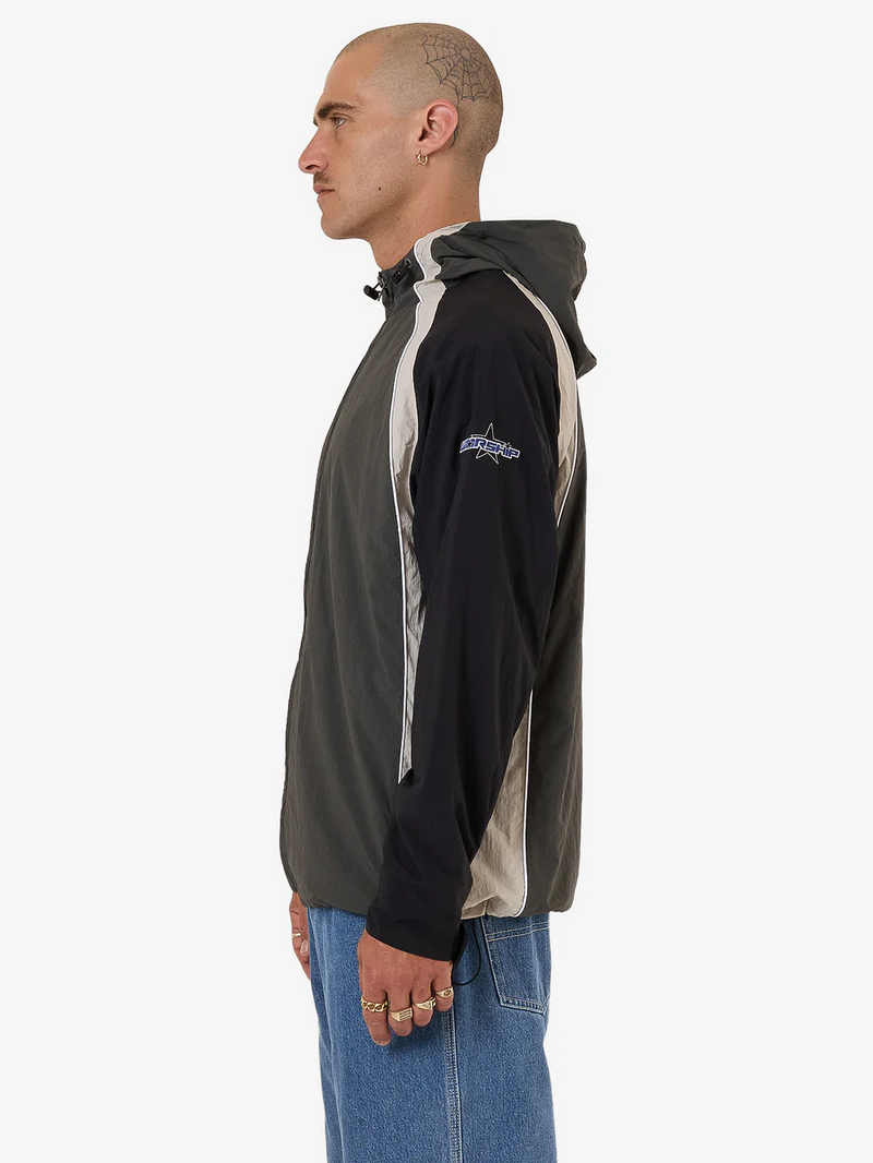 Worship Shooter Nylon Jacket - Black