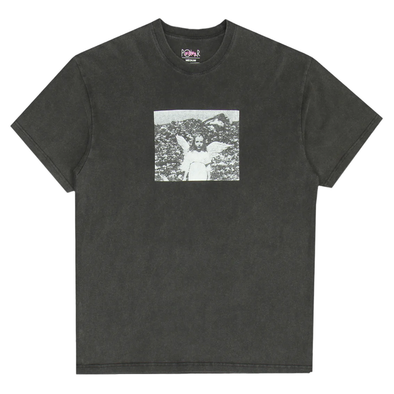Polar Skate Co. Angle Tee - Washed Black