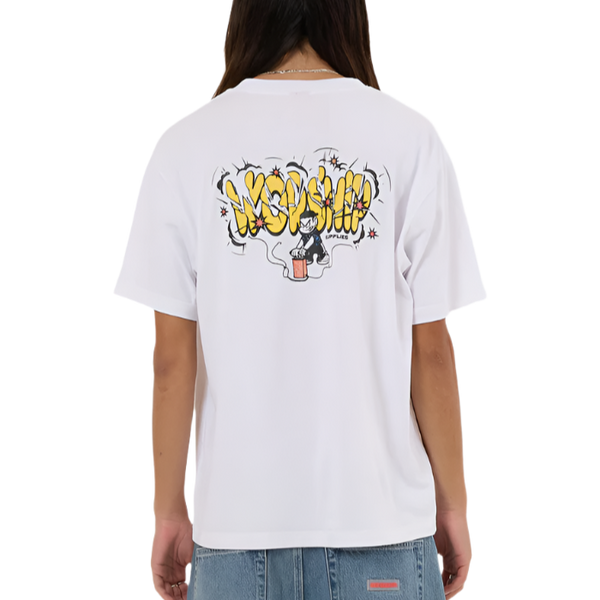 Worship Boomer Tee - White