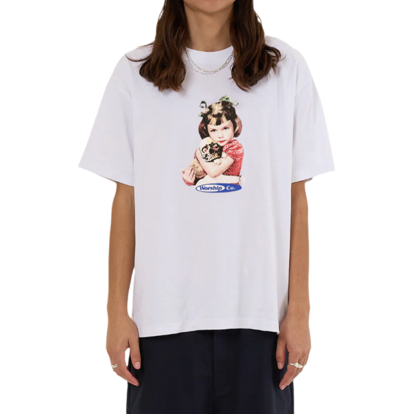 Worship Paws Tee - White