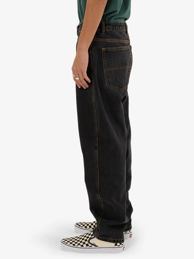 Worship Lounger Jean - Rinse Black