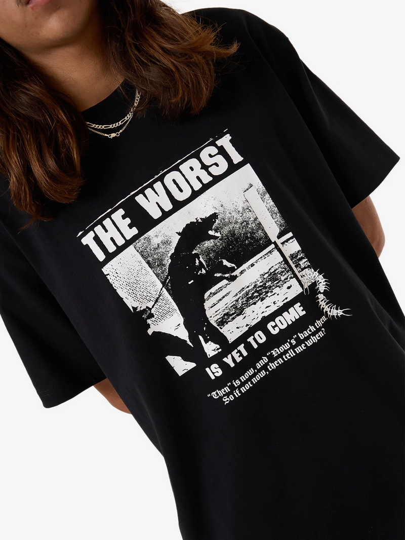 Worship Bad News Tee - Black