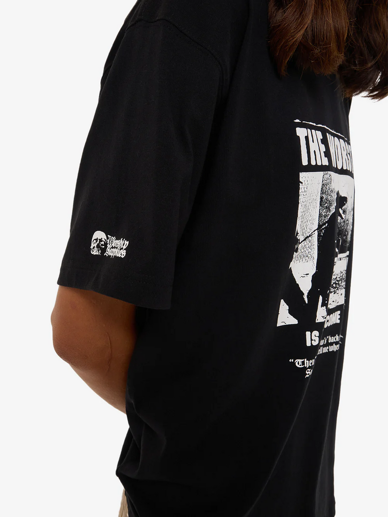 Worship Bad News Tee - Black