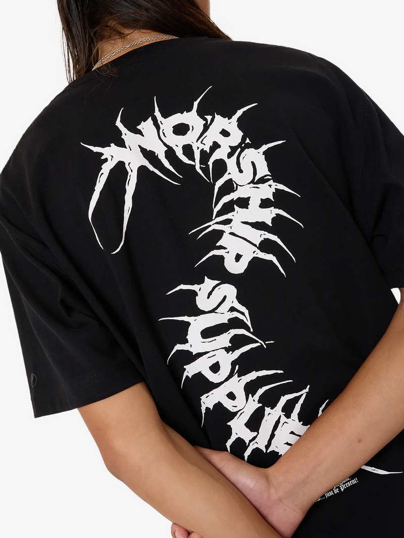 Worship Bad News Tee - Black