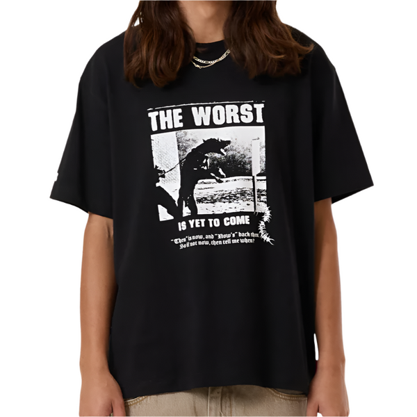 Worship Bad News Tee - Black