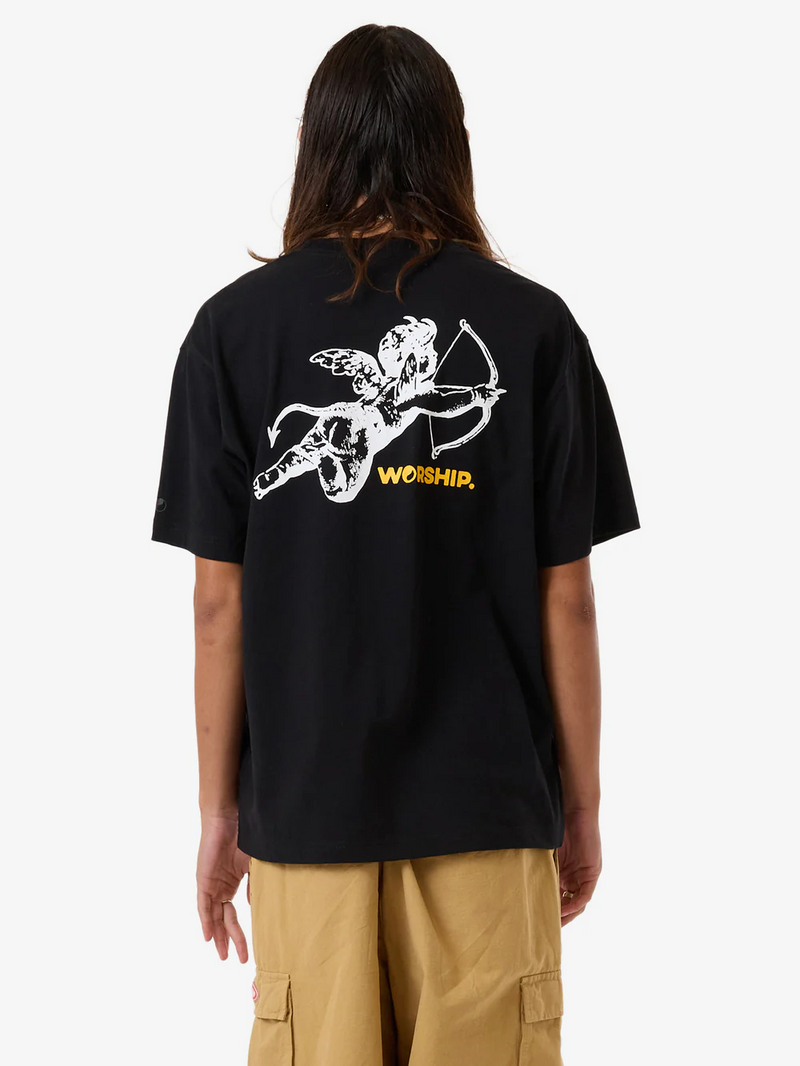 Worship Cherub Tee - Black