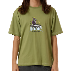 Worship Sourcery Tee - Iguana Green