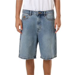 Worship Chalice Lounger Jean Short - Storm Blue