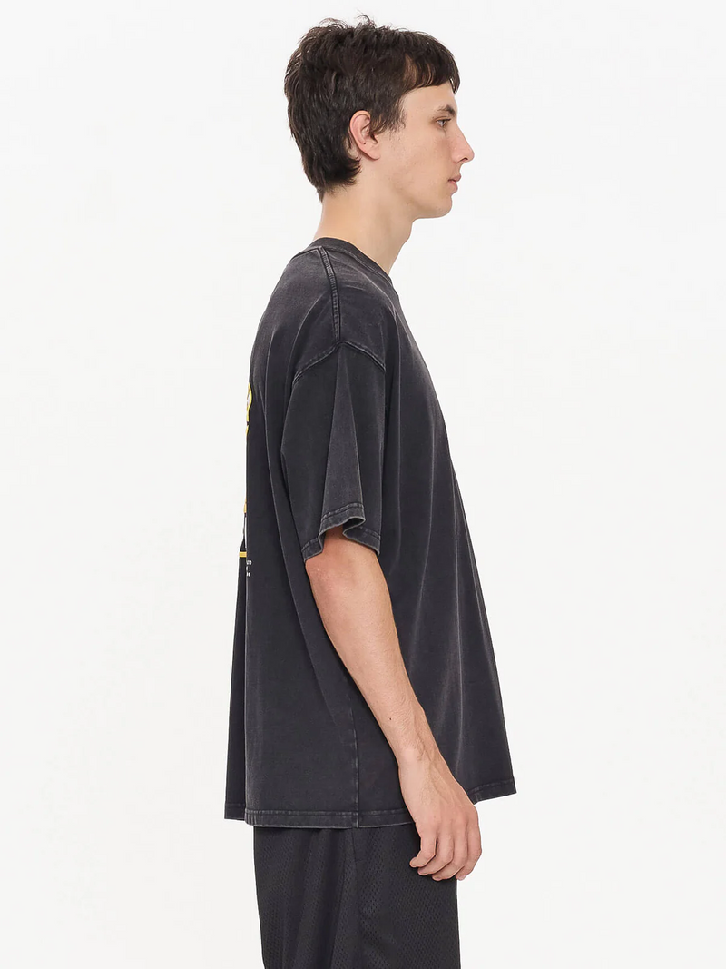 Worship Pile Up Oversized Tee - Black