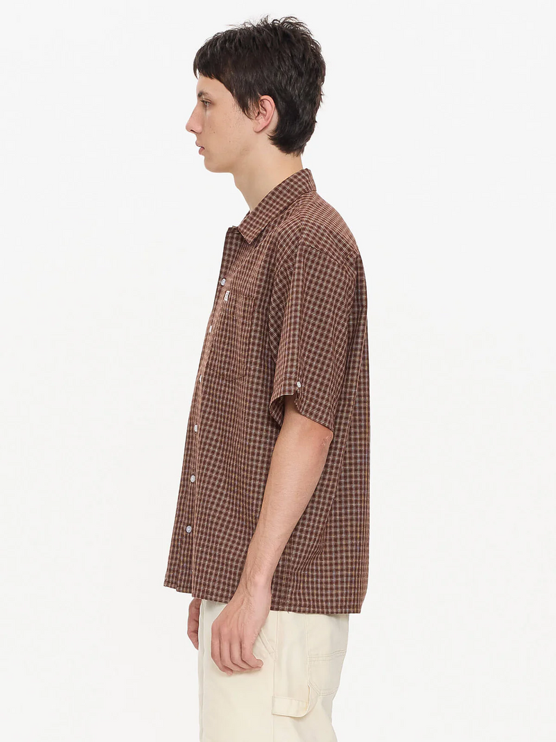 Worship Cherub Short Sleeve Shirt - Brown
