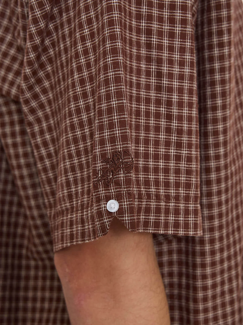 Worship Cherub Short Sleeve Shirt - Brown