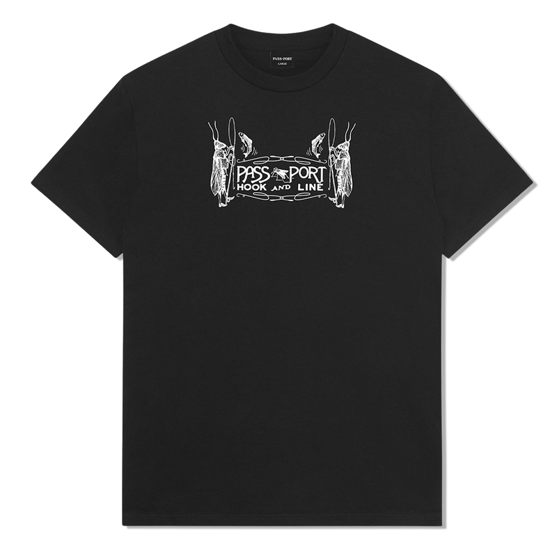 Pass~Port Hook and Line Tee - Black