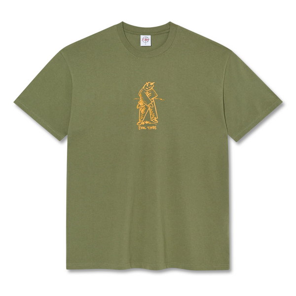 Polar Skate Co. Evol Times Tee - Army Green