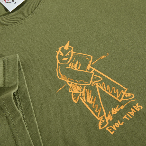 Polar Skate Co. Evol Times Tee - Army Green