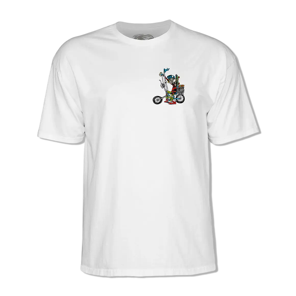 Powell Peralta Cab Chopper Tee - White