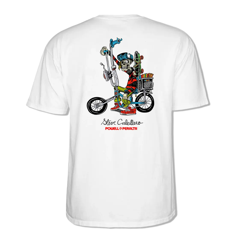 Powell Peralta Cab Chopper Tee - White