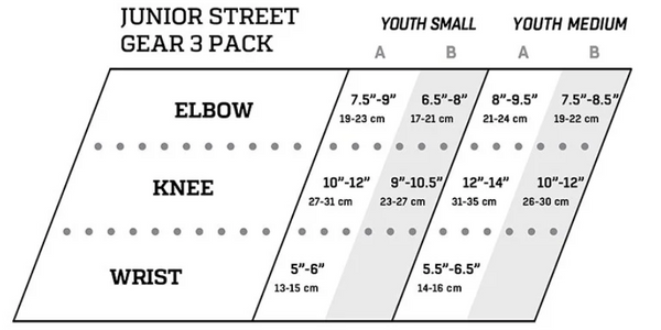 Pro-Tec x Santa Cruz Street Junior 3-Pack - Black / White