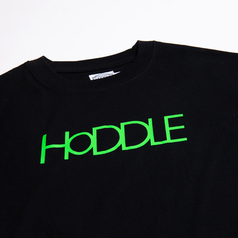 Hoddle Logo Tee - Black/Green