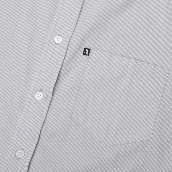 Pass~Port Workers Stripe Shirt Short Sleeve - Stone