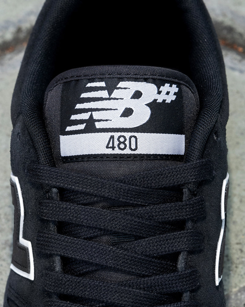 New Balance 480 - Black / White