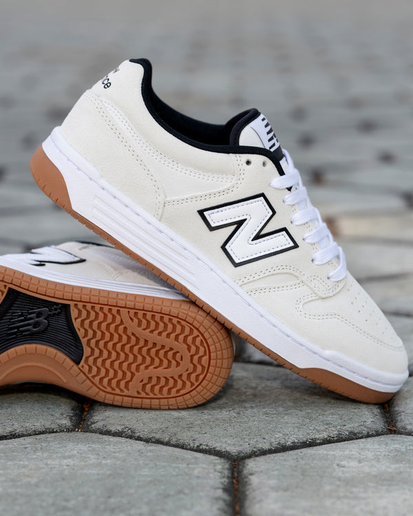 New Balance 480 - White / Black