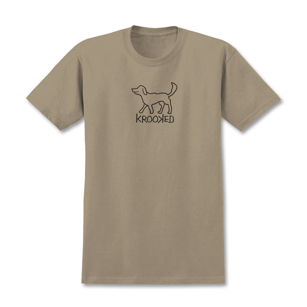 Krooked El Perro Tee - Sand/ Black