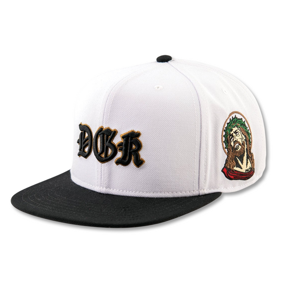 DGK Save Us Snapback - White/ Black