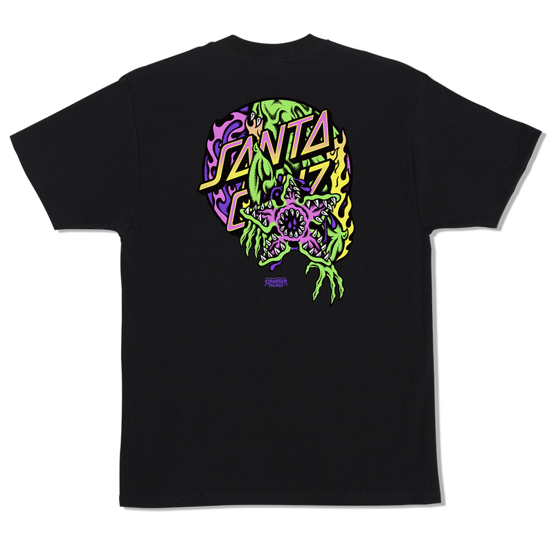 Santa Cruz x Stranger Things Demogorgon Dot Tee - Black