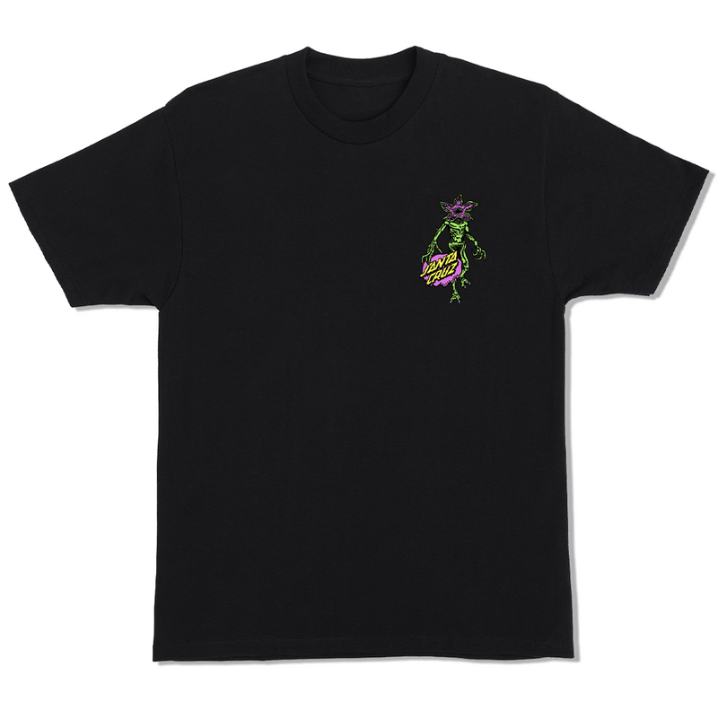 Santa Cruz x Stranger Things Demogorgon Dot Tee - Black