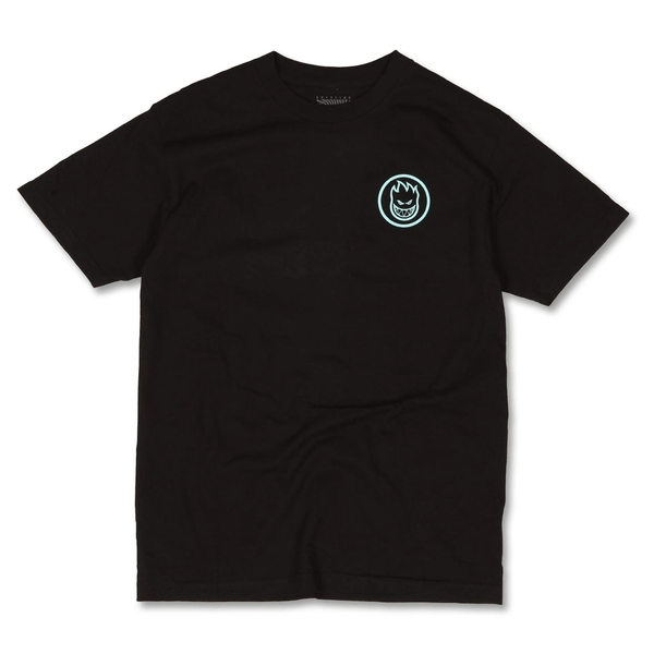 Spitfire Radioactive Classic Swirl Tee - Black